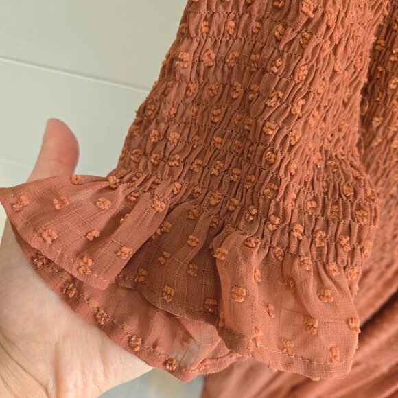 Lucy Avenue womens maxi smocked dress, small - Picture 7 of 7